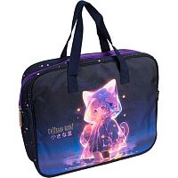 Сумка-планшет А4 deVENTE "Chiisana Hoshi" 8056502 текстил.,с расш.8см,удлин.ручки 28см