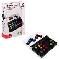 Игра настольная логическая 1TOY IQ ТРЕНИНГ "Смарт пазл Стрелки" Т25476
