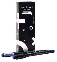 Ручка шар. LINC "Pentonic Cipher" 7050 синяя,0,5мм,кругл.корп.