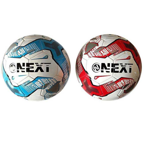 Мяч футбольный NEXT ПВХ SC-1PVC300-3 1 слой, 5р.,камера рез.,машин.обр.,с иглой,асс.