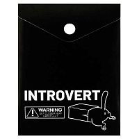 Папка-конверт на кнопке 158*114мм ФЕНИКС "Интроверт" 69030 полипропилен,1отд.