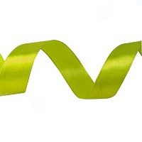 Лента 1,2см*22,85м атласная свежая зелень Микрос Б98-12