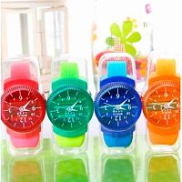 Точилка с контейнером 1отв. с ласт. CENTRUM "Часы" 71202 пластик.,асс.