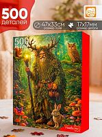 Пазлы  500 Рыжий кот "Сказки.Леший" Х500-0184