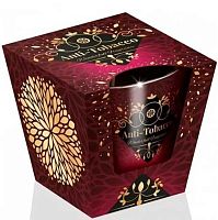 Свеча аромат. в стакане BARTEK "Анти-табак Чудесный аромат" 115гр.