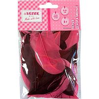 Декор. элементы deVENTE "Перья искусственные в виде листочка" 8130406 оттенки красного,10-15см,5гр