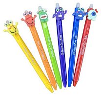 Ручка гелевая "Пиши-Стирай" CENTRUM "Инопланетяне" 73434 синяя,пиш.уз.0,5мм,линия 0,3мм