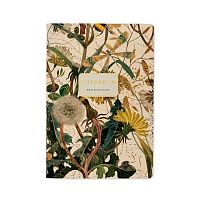 Тетрадь 40л. (линейка) BV "Summer Greens" 7-40-505/36 мат.лам.soft touch,фольга