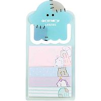 Кл.бумага д/заметок 50*25/50*12мм deVENTE  20л.*4шт "Ghost Meow" 2010518 в пл.блист/закладке