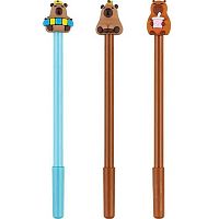 Ручка масл. шар. CENTRUM "Капибара" 81215 синяя,0,8мм