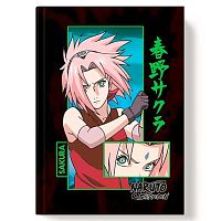 Записная книжка А6+ 128л. КанцБиз "Naruto" NT21 тв.обл.,выб.уф-лак,софт-тач лам.