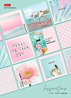 Бизнес-блокнот А4  80л. ХАТ тв.обл. "Яркие эмоции" 30282 клетка,5цв.блок,мат.лам.,выб.уф-лак