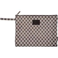 Папка д/тетрадей А4 deVENTE "Total black" 8053478 антиванд.кож.зам.,с ручкой,на молн.,аппл.