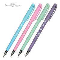 Ручка гелевая "Пиши-Стирай" BV DeleteWrite Art "Милые зайчата" 20-0255 синяя,0,5мм