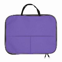 Сумка-планшет А4 deVENTE "Сиреневая" 3075145 текстил.,внешн.карм.,текст.ручки 24см