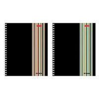 Тетрадь 96л. (линейка) ХАТ спираль "Lines" лам.soft-touch,асс.