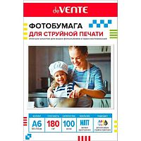 Фотобумага deVENTE А6 180г/м2 матовая односторонняя 100л. (2042413)