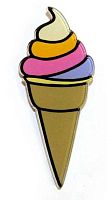 Значок "Мороженое" 5,5см пластик. R-389 Кбр325