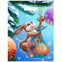 Пакет выруб. Миленд 40*31см "Зайка с подарками" н00287631 60мкм