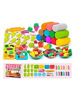 Набор д/лепки Рыжий кот "Фрукты и овощи" НЛ-0172 (12цв.пластилин+22предм.)