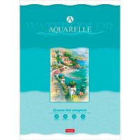 Папка для акварели А4 10л. ХАТ "Кафе на набережной" 18733 тисн.