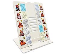 Подставка для книг INTELLIGENT "Капибары" DJ-7770 бежевая,таблица умножения,металл.,26*21см