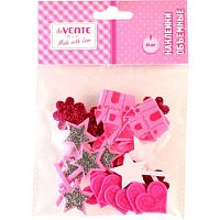 Наклейки объемные deVENTE "Fairytale castle" 8004076 фоамиран,(35шт),пластик/пакет,е/подвес