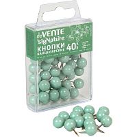Кнопки силовые deVENTE  9мм  40шт. 4132513 оливковый,с серебр..иглой,форма-шар,пл/к