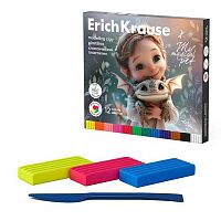 Пластилин 12цв.,180гр. EK "Magic Pet" 62975 со стеком,к/к