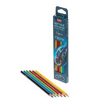 Карандаши пластик.  6цв. ХАТ "Tronix" 093403 трёхгр.,к/к,е/подвес