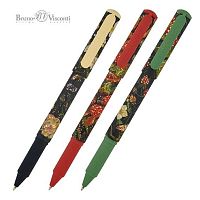 Ручка масл. шар. BV DreamWrite "Flora. Black Night Forest" 20-0264/23 синяя,0,7мм,карт.футляр-туба,а