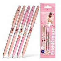 Набор шар. ручек  4шт. EK R-301 "Stick&Grip Pointes" 61005 синяя,0,7мм