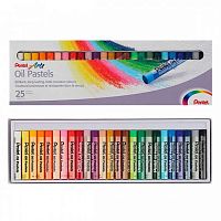 Пастель масляная 25цв. Pentel PHN4-25/PHN-25U