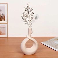 Ваза керамика "Песчаный мир" 13*20см 391-391