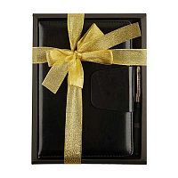 Набор подар. (ежедневник н/д А5 BV кож.зам."Prestige" чёрный+ручка ) 3-352/01-2