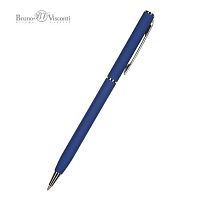 Ручка подар. шар. BV "Palermo" 20-0250/07 синяя,0,7мм,синий метал.корпус,поворот,механизм