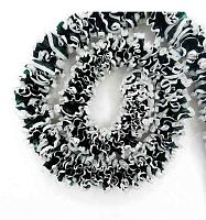 Мишура №30 зелёно-белый