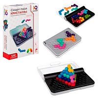 Игра настольная логическая 1TOY IQ ТРЕНИНГ "Смарт пазл Кристаллы" Т25567
