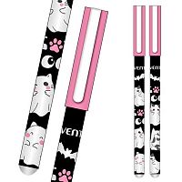 Ручка гелевая "Пиши-Стирай" deVENTE "Ghost Meow" 5051518 синяя,0,5мм,с ласт.,асс.