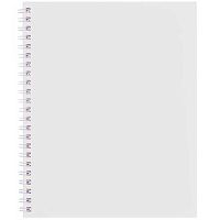 Тетрадь 96л. (клетка) ХАТ спираль "SoloMatte-Арктический белый" лам.soft-touch