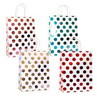 Пакет подар. бум. крафт ПГС "Горох" 18*25см Р10846-36 Акпб536-Т
