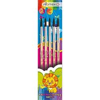 Набор кистей  5шт. ATTOMEX (белка №1,2,3,4,5) 8078619 дерев. ручка, пласт. блистер