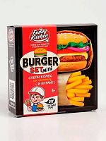 Слайм Волшебный мир Slime Лаборатория "Funny Kitchen Burger set mini" SS500-40244