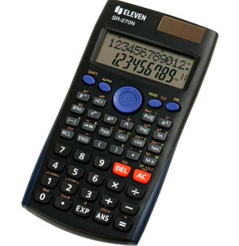 Калькулятор науч. 10+2разр. Eleven SR-270N чёрный,2пит.,240функц.,82*162*16мм