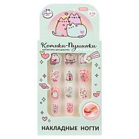 Накладные ногти МИЛАЯ ЛЕДИ "Котики-пушинки" 126988-KK-ML-WOT