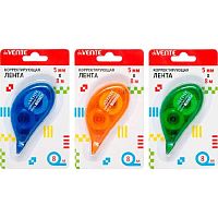 Коррект. лента deVENTE 5мм* 8м 4062104 фрон.аппл.,3цв.асс.