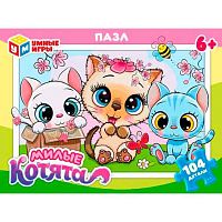Пазлы  104 Умные игры "Милые котята" 4630395061360