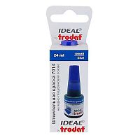 Штемп.краска Trodat IDEAL BY 7014 (206916) синяя 24мл на водной основе
