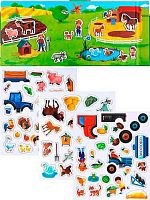 Книжка с магнитами Рыжий кот "Ферма" ИМ-0833 3листа,35магнит.дет.,445*200*2мм