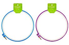 Пяльцы пластик. АЛЬТ 2-481/04 24см,1шт,2цвета